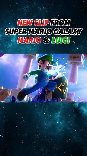 NEW CLIP Mario & Luigi vs Bowser Jr. Super Mario Bros. Galaxy Movie Nintendo Trailer! Chris Pratt!
