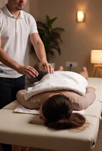 Pure relaxation ✨ Turn your sound ON 🎧 #ASMRMassage #SpaASMR #RelaxingVideo #backmassage #SleepASMR