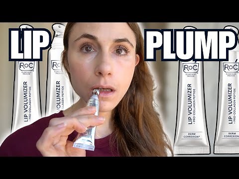 Trying Roc LIP VOLUMIZER & La Roche Posay Lipikar Urea Lotion