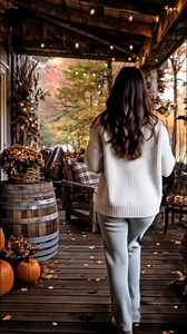 176K views · 10K reactions | Golden light, crisp air, and the quiet magic of a new day wrapped in autumn’s glow ☕️✨ #fallvibes #autumnmornings | Holiday Addiction | Facebook