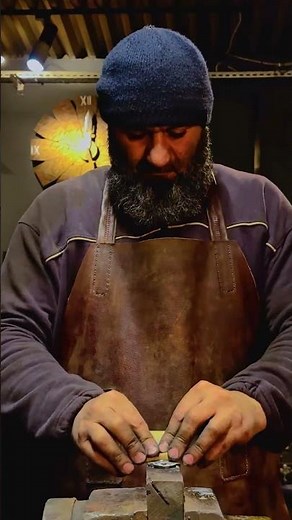 Forging a Custom Damascus Butterfly Knife From Scratch!