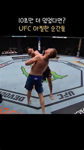 UFC의 아찔한 순간들 모음