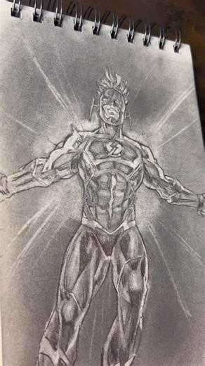 Luis on Instagram: "How to draw Wally West(Simple doodle) | #fyp #art #artist #viral #viralvideo #trending"