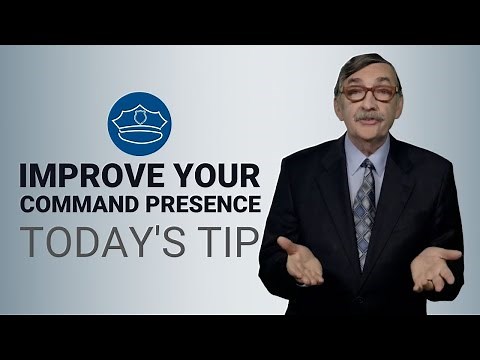 Law Enforcement Command Presence - Today's Tip from Lexipol