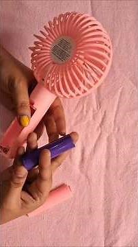 Change Fan Battery in Mini Portable Fan | Easy DIY Repair Guide #minifan #battery #summerfan #cool