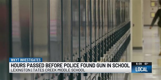 WKYT Investigates: Gun sat in Fayette County middle school for nearly 3 hours before police knew