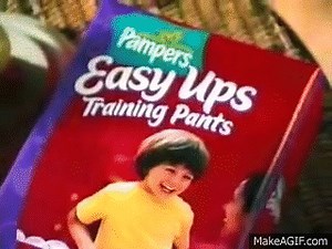 Pampers Commercial Easy-ups - Bare Butt (2003) on Make a GIF