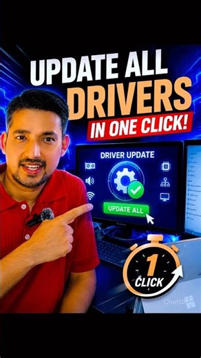 How to update all drivers in one click #technology #windows #windowsupgrade