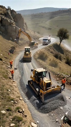 Sharp Turn Highway Built From Scratch 😱 Full Construction Timelapse
