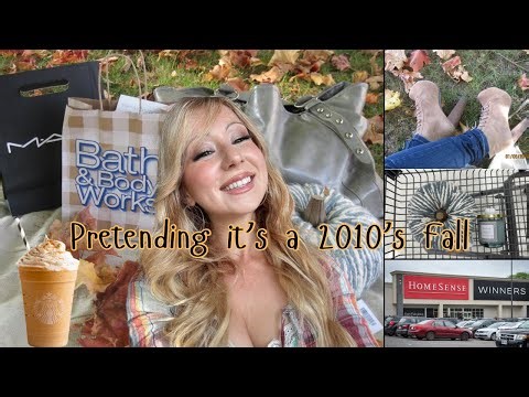 Living My 2010’s Fall Girl Era 🍁 Cozy Coffee Run & Shopping Vlog/ Haul