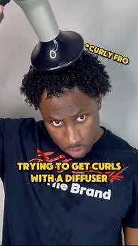 First time using a diffuser for my curls👀