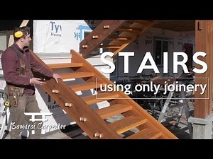 BUILDING WOOD STAIRS WITH NO NAILS!!