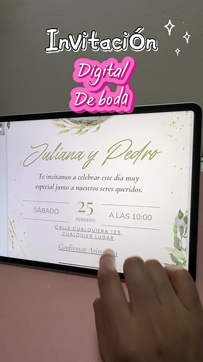 Cómo crear invitaciones digitales para bodas con confirmación