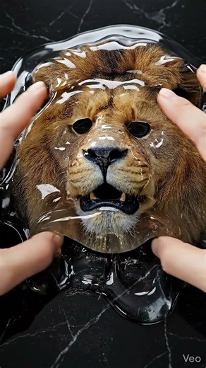 Satisfying Lion ASMR🦁😱#shorts #ai