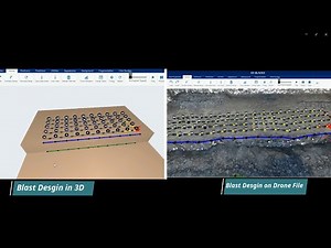 A flexible approach for Drill & Blast Digitization: MineExcellence’s 3D & Drone based blast designer