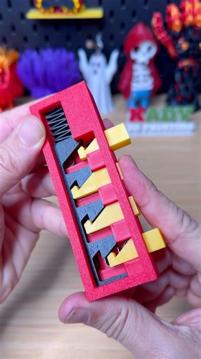 3D Printed Fan Speed Button Mechanism