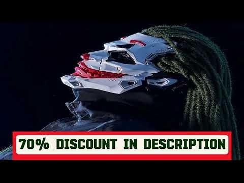 A must-have product! Cyberpunk Joker Masks with Clown Braids Cosplay Clown Costume Party Props Hal