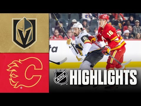 Golden Knights vs. Flames | NHL Highlights | December 20, 2025