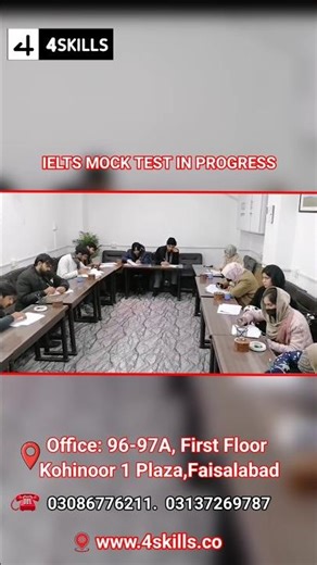 IELTS Mock Test – Exam in Progress