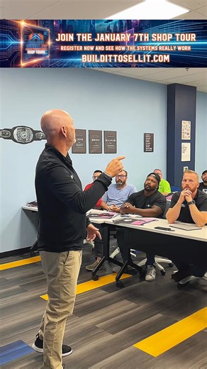 Attention Service Businesses! 🏠🔨 Join us for an exclusive shop & office tour in beautiful Pennsylvania. This is your chance to 🔓 unlock the secrets on how a 9 figure company operates from within. At the shop tour you will get… ✅ See Lance Bachmann's "playbook" in action ✅ Our Success in the Home Service Industry ✅ The Culture & Day to Day Ops ✅ Network with our Team Where? 1414 Radcliffe St. Suite 100, Bristol, PA 19007 When? Monthly 🎫📲 Secure your spot at one of our monthly shop tours toda