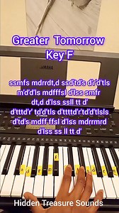 Greater Tomorrow- David Ekene: Gospel Song pianotutorial/ solfanotes Using Reggae beat. Key F. #hymn #solfanotes #viral #ukpianists #uk | HiddenTreasure Sounds