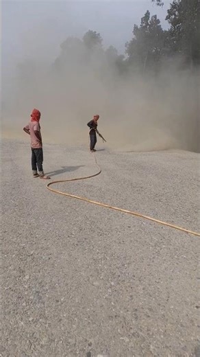 Removal of Dust by using Air Compressor