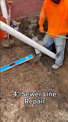 4" Sewer Line repair