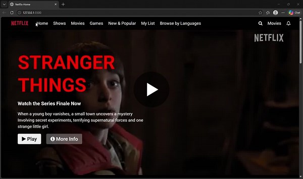 #through #this #webdeveloper #frontenddeveloper #html5 #css3 #netflix #learningbydoing #codingjourney #responsivedesign #codingpractice #uiuxdesign #softwareengineering #codingprojects | Parkhi Kumari