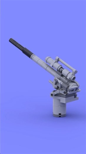 Lego MOC: Tutorial How to build: Japanese Type 88 75 mm by blockbuilder117 #lego #legomoc #legoguns