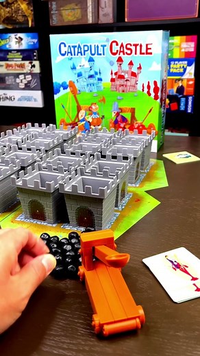 Catapult Castle Board Game: Launch Ammo, Build Kingdoms, and Demolish Enemies!