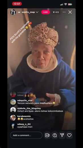 POV:Scott’s maphuma with his grandma 👵 😌❤️ | Scott maphuma real fans 1