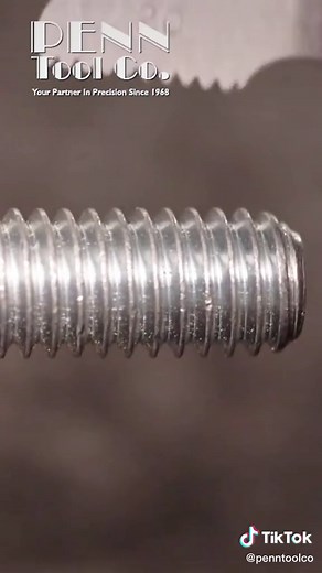 Finding the pitch of a screw w/ a Starrett Screw Pitch Gage #machining #machinist #machinisttiktok #fyp #foryou