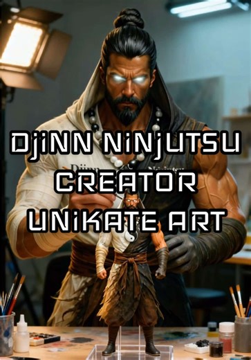 DjiNN NiNjUTSU-CREATOR-UNiKATE ART #SuperHero #Matrix #Anime #Ai #Ki