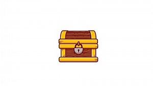 Animated Illustration Open Cartoon Treasure Box Stock Footage Video (100% Royalty-free) 1078412891 | Shutterstock
