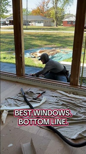 That's the Bottom Line #windows #construction #homeimprovement