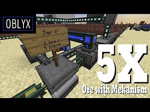 1 Ore in, 5 Ingots Out With Mekanism