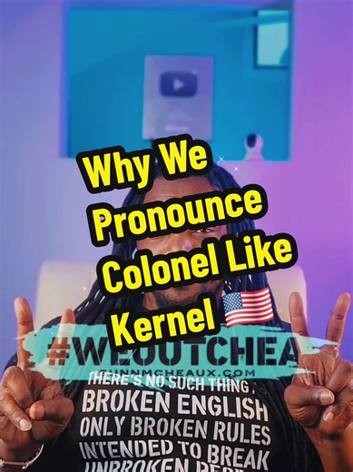 Replying to @blackbetteporter Why We Pronounce Colonel Like Kernel 🇺🇸 #education #linguistics #etymology #French #weoutchea @RedPenJenn