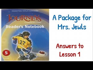 Journeys Grade 5 Reader's Notebook Answer Key Lesson 1