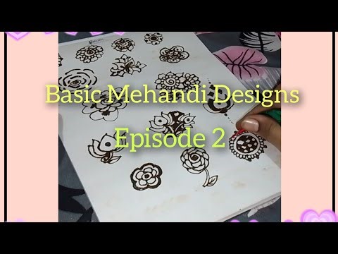 Basic Mehandi Designs Episode 2✨🫶😍👍#Mehandi#Designs#DurgaMehandiDesigns