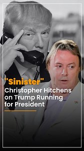 In a series of interviews on C-SPAN in the early 90s and 2000s, late British author and journalist Christopher Hitchens shared his views on Donald Trump, and the prospect of billionaire businessmen running for president in the US. Hitchens thought of the idea as "sinister," adding that there is a "whiff of fascism" to "apolitical businessmen" saying they want to get the country back on its feet by running it like "USA Inc." Now, almost three decades later, and 15 years after Hitchens' passing, D