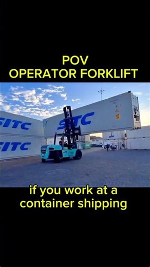 Forklift Loading Shipping Container onto Truck | Heavy Equipment Work #forklift #forkliftcertified