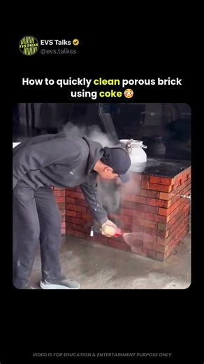 Cleaning Bricks with COKE?! 😳🧱