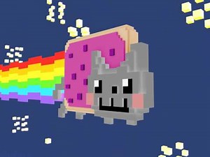 Nyan Cat 3d on Alex S. Dubstep remix