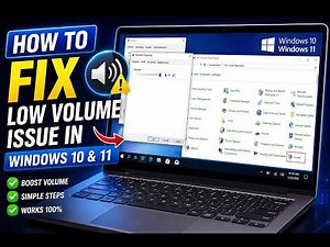 How To Increase Speaker Volume On Windows 10/11 | Fix Low Sound Problem Easily!