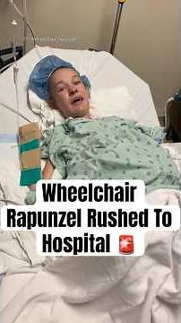Wheelchair Rapunzel Rushed To Hospital #shorts #WheelchairRapunzel #trending