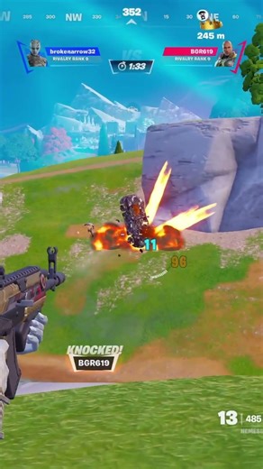 Knocked By Car Little Embarrassing #fortniteshorts #fortnite