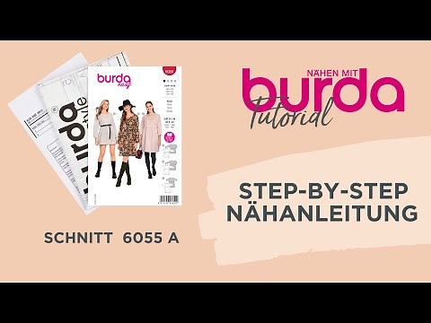 Step-by-Step Näh-Tutorial - Kleid 6055A Schnittmuster