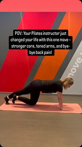Imagine one simple Pilates move making your core stronger, your arms more toned, and your back pain disappear! ✨ That’s the magic of Pilates – small, controlled movements with BIG results. This exercise activates deep core muscles, improves posture, and strengthens your upper body, all while being gentle on your joints. Perfect for anyone dealing with back pain or looking for a functional, effective workout. Want more exercises like this? Follow for daily Pilates tips and routines! 💪 #PilatesFo