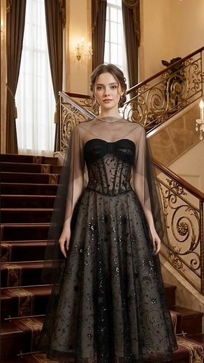 Isaline Corset Midi Dress Set | Elegant Black Tie & Gala Dress ✨