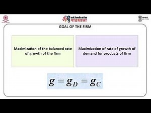 Economics P-03 M-32. Robin Marris’s Model of Managerial Enterprise